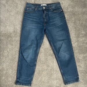 Zara High Rise Mom Jeans